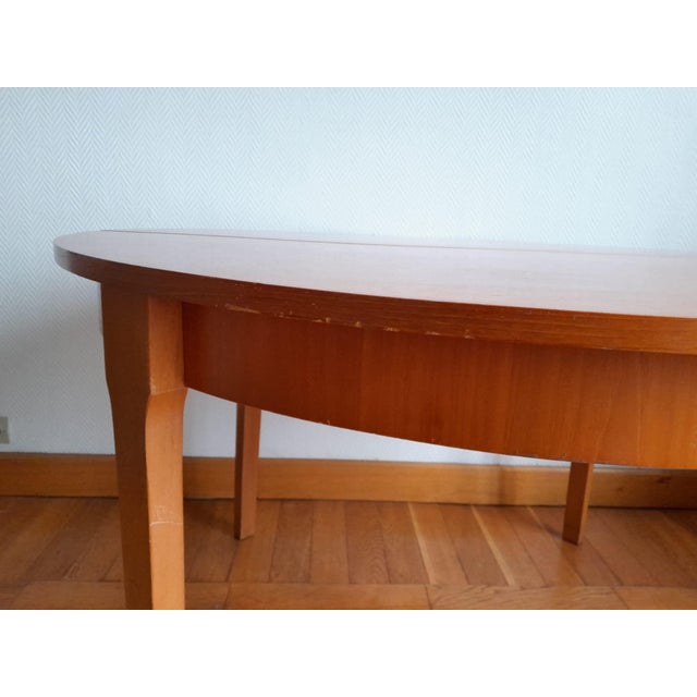 Extendable Danish Round Table, 1960 For Sale - Image 12 of 18