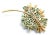 Metal Mid 20th Century Tiffany & Co. Yellow Gold Turquoise Sapphire Pin Brooch For Sale - Image 7 of 8