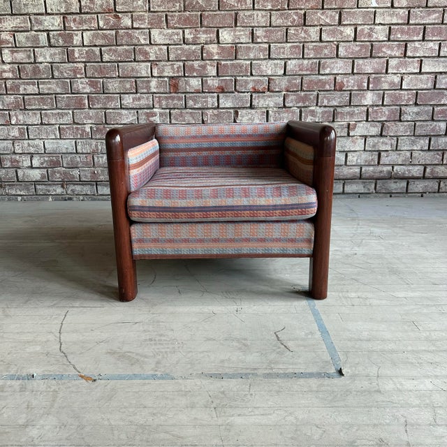 1980s David Edward Company Club Chair For Sale - Image 4 of 11