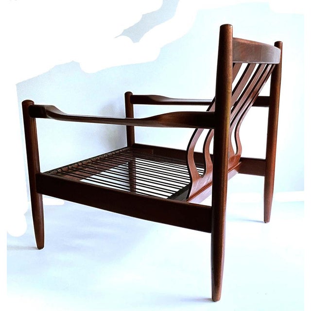 Brown Danish Lounge Chairs in Teak and Leather from Magnus Olesen, Set of 2 For Sale - Image 8 of 18