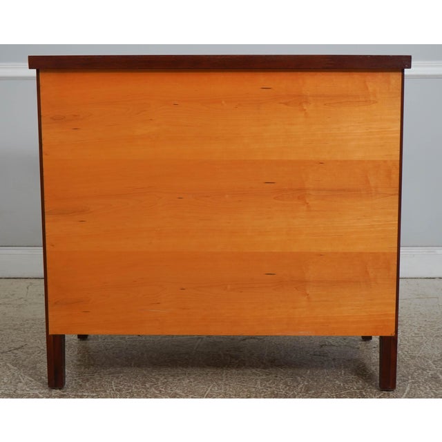 Baker Colonial Williamsburg Mahogany Bow Front Chest For Sale - Image 16 of 18