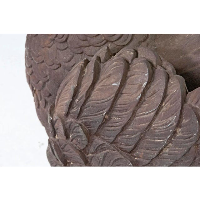 1870s Cast Iron Swans - a Pair For Sale In San Francisco - Image 6 of 8