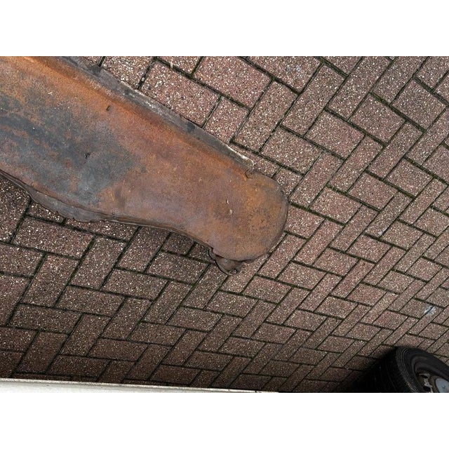 Metal Victorian Cast Iron Fender For Sale - Image 7 of 8
