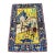 Gold & Navy Pictorial Hunting Scene Hand-Knotted Wool Rug - 3'1" X 4'6" For Sale