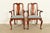 Henkel Harris Queen Anne Solid Cherry Wood Armchairs, Pair For Sale - Image 13 of 13