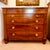 A very fine ca. 1820-1830 New England Classical chest of drawers with highly figured flame mahogany timber dramatically...