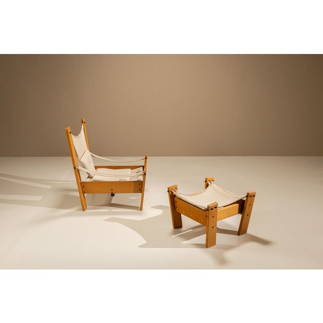 Dutch furniture design from the 1970s is known for its functional approach and honest use of materials. This rare lounge...