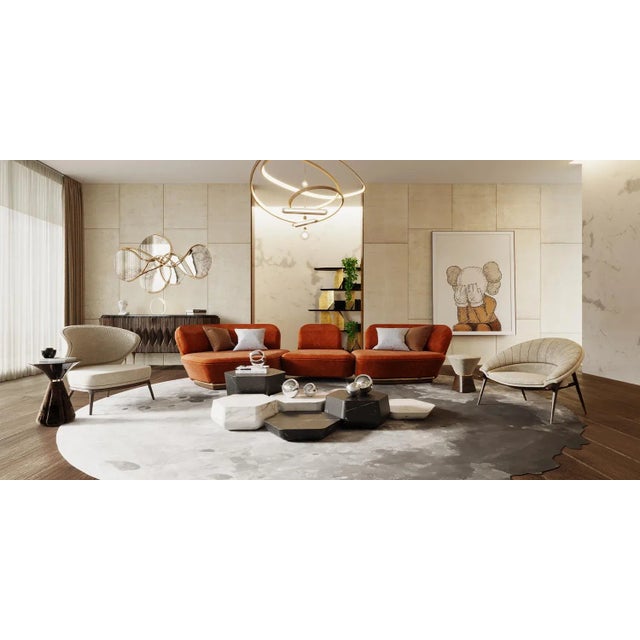 Phu Cau Stool by Alma De Luce For Sale - Image 4 of 6