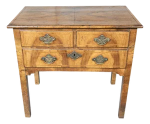 George II Walnut Lowboy