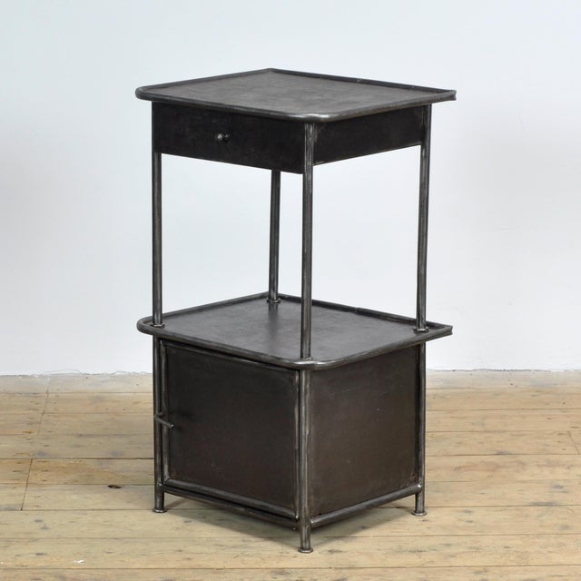 Vintage Iron Bedside Table, 1910s For Sale - Image 12 of 12