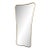 Italian Freeform Brass Wall Mirror For Sale