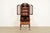 1920s Chippendale Flame Mahogany Drop Front Secretary Desk With Bookcase Hutch by Saginaw Furniture, Circa 1920s For Sale - Image 5 of 18