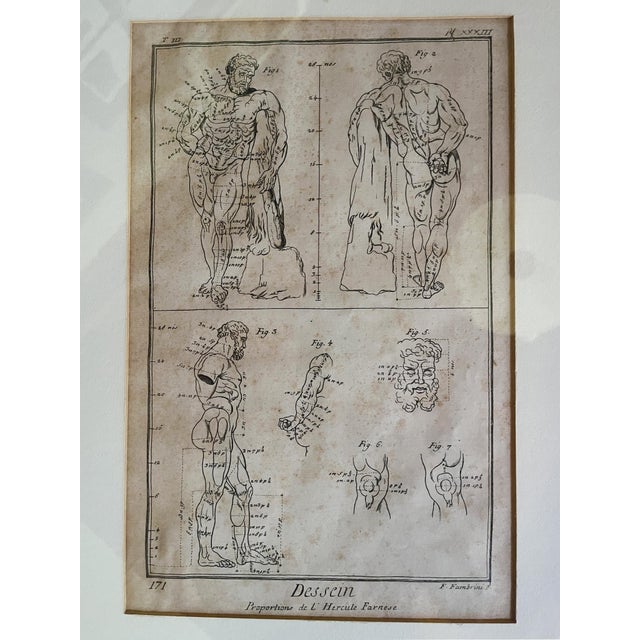 Late 18th Century Diptych With Two Antique Engravings by Benoît-Louis Prévost For Sale - Image 5 of 9