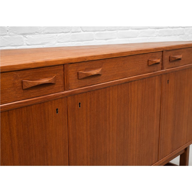 Teak Mid Century Modern Credenza by Ulferts, Made in Sweden, C. 1960's For Sale - Image 12 of 17