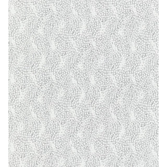 Traditional The House of Scalamandré Flurry Fabric, Snow For Sale - Image 3 of 3