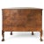 This Burr Walnut Louis XVI Revival Demilune Wood Cabinet is a stunning piece of furniture with a rich brown antique...