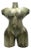 Art Deco Female Torso Sculpture, 1920s, Carved Wood For Sale
