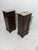 Sicilian Hand-Carved Bedside Tables with Marble Tops, 1940, Set of 2 For Sale - Image 4 of 18