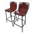 1960s Pair of Leather Bar Stools For Sale