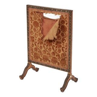 Romantic Fireplace Screen, 19th Century For Sale