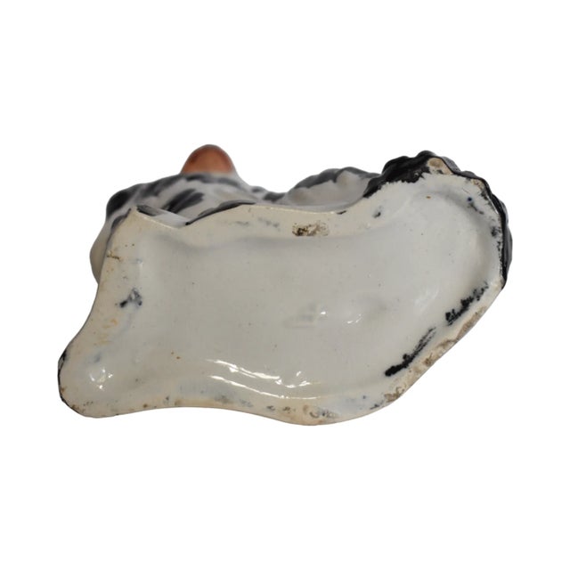 Chester the Black & White Staffordshire Dog and His Portrait by Susannah Carson For Sale - Image 10 of 12