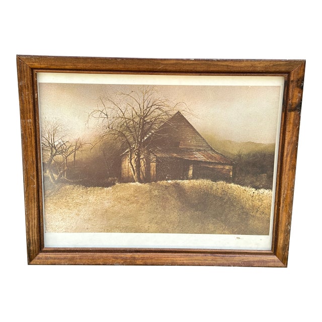1970s Framed Print of "Late Afternoon" Reproduction For Sale