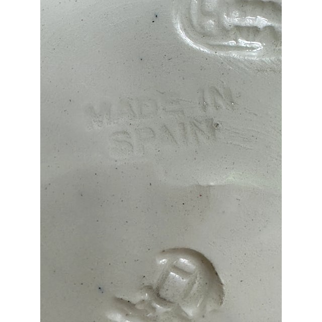 Ceramic Vintage Ceramic Decorative Plate For Sale - Image 7 of 9