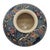 Cerulean Kinkozan Satsuma Japonisme Art Deco Earthenware Vase 1921-1927 For Sale - Image 8 of 10