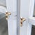 Gray Crate & Barrel Cameo Glass Door Bookshelf With Adjustable Shelves For Sale - Image 8 of 10