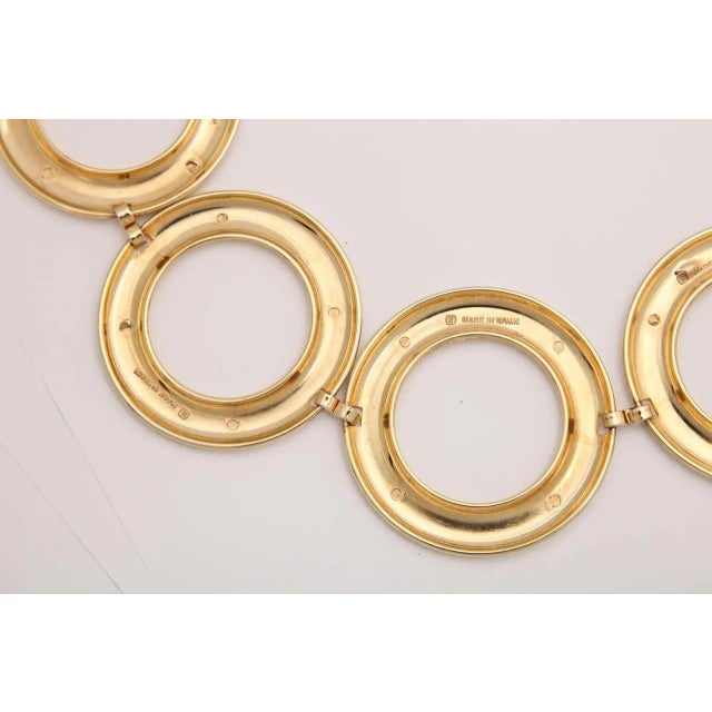 1960s 1960s "Gold" Circle Belt For Sale - Image 5 of 6