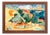 Mid-Century French Ceramic Glazed Tile Panel of Anduze, 1960s For Sale