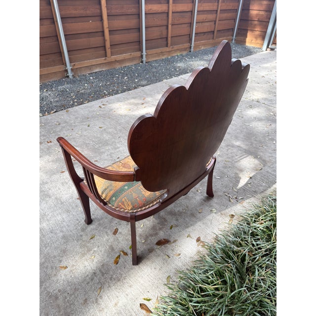 Mid 20th Century Italian Grotto Hand Carved Settee For Sale - Image 4 of 7