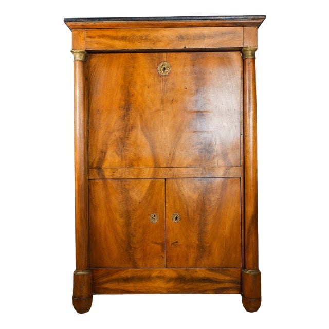 Antique Empire Mahogany Secretaire, 1810 For Sale