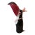 1990s Modern Pink Black and White Murano Glass Tucano by Dior Home For Sale