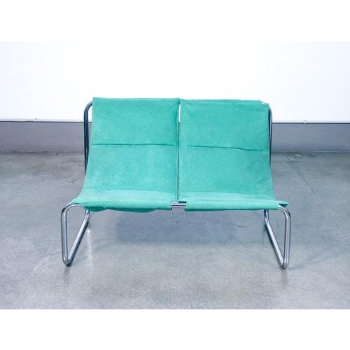Vintage Cantilever Loveseat, 1970s For Sale - Image 3 of 18