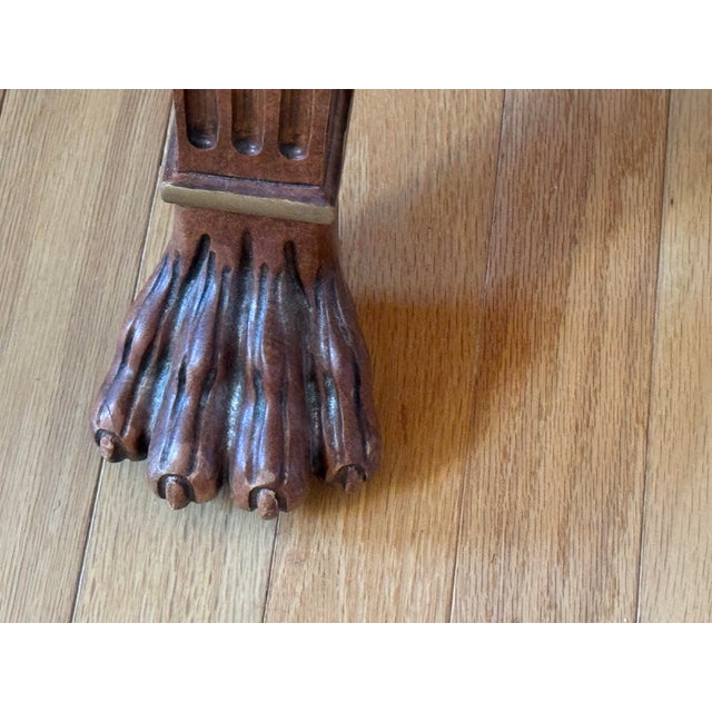 Henredon Grand Provenance Neoclassical Dining Table- Fluted Legs and Claw Feet For Sale In Baltimore - Image 6 of 10