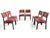 Upholstered Mahogany Chairs, 1960s, Set of 6 For Sale - Image 12 of 12