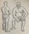 Figurative Antique Male Nude From Two Views by James Wilson For Sale - Image 3 of 3