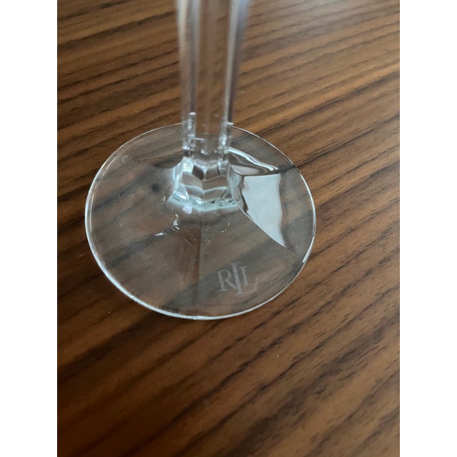 Ralph Lauren Crystal Champagne Flutes, Germany-Set of 8 For Sale - Image 9 of 9