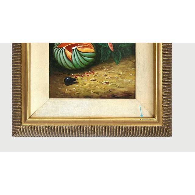 Parrot Painting by Girardi 1986 and Designed by Kinder-Harris For Sale - Image 13 of 17