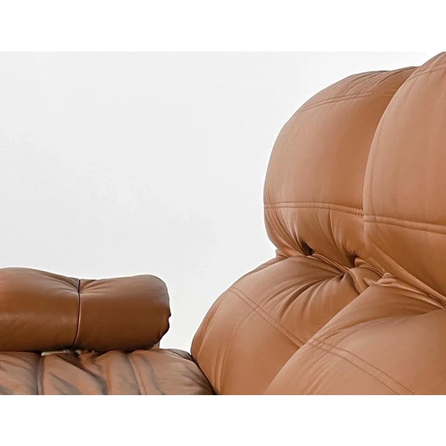 Marsala Sofa in Leather by Michel Ducaroy for Ligne Roset, 1970s For Sale - Image 5 of 13