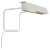 5980 White Wall Lamp from Disderot For Sale