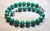 Arizona Chrysocolla Beaded Necklace With Sterling Silver Chrysocolla Clasp, 18" For Sale - Image 9 of 10