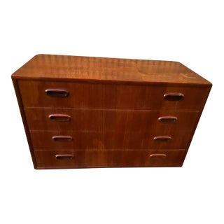 Mid 20th Century Mid Century Teak 4 Drawers Wall Unit. For Sale