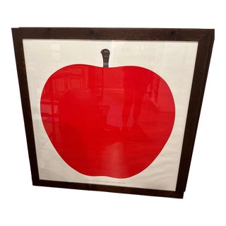 Framed Enzo Mari Apple Print For Sale