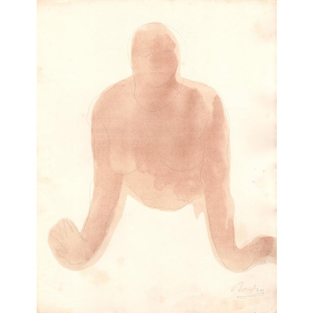 Auguste rodin (1840-1917) "et cest celle-la que j'aime" (and she is the one i love) original lithograph by auguste rodin...