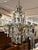 1950s Antique Crystal Chandelier For Sale - Image 5 of 9