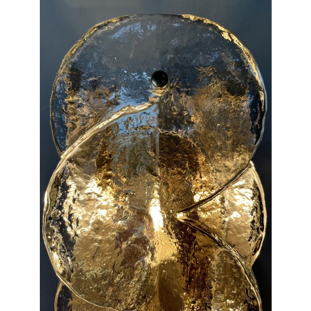 Mid-Century Austrian Murano Citrus Wall Sconces by Kalmar, 1970s, Set of 3 For Sale - Image 13 of 15