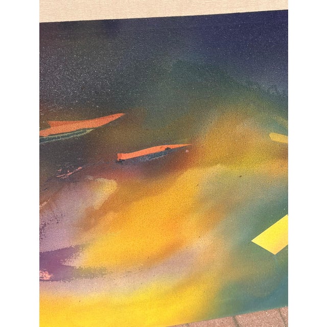 An Original Oil Painting On Canvas, Signed, 20Th Century. For Sale In Los Angeles - Image 6 of 12