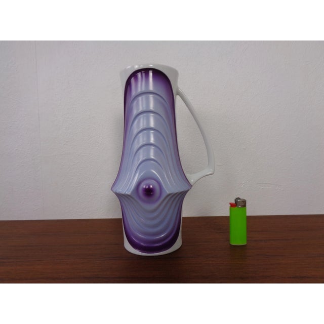 Mid-Century Pop Art Purple Vase from Royal KPM, Germany, 1960s For Sale - Image 4 of 18
